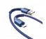 Кабель USB - micro USB HOCO X71 Синий  2.4A,1м