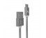 Кабель USB - micro USB HOCO X2 Серый  2.4A,1мВостоку. Адаптер Rolsen оптом по низкой цене. Качественные адаптеры оптом со склада в Новосибирске.
