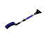 Щетка для уборки снега OKTAN FLAP, телескопическая ручка, черная, 700-1000 мм со скребком