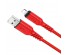 Кабель USB - 8pin HOCO X59 Victory 1 метр, 2.4A, нейлон, красный