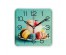 Часы настенные СН 1918 - 111 квадрат 19х19см, корпус белый "Sweet"  (10)астенные часы оптом с доставкой по Дальнему Востоку. Настенные часы оптом со склада в Новосибирске.