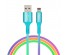 Кабель USB - 8pin FORZA IP, Радуга, 1м, 2А, стикеры в комплектеВостоку. Адаптер Rolsen оптом по низкой цене. Качественные адаптеры оптом со склада в Новосибирске.