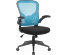 Кресло офисное  Akvilon голубой/черн, сетка,регулир. подлокотн DEFENDER