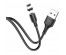 Кабель USB - 8pin HOCO X52 магнитный, черный, 1 метр, 2A, ПВХ