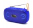 Колонка портативная с BLUETOOTH  OT-SPB103 Синяя (2*5Вт, FM/USB/TF/AUX, микр, акк, 17.6*5*10 см)и колонки оптом по низкой цене. Большой каталог Мини колонок оптом с доставкой по Дальнему Востоку.