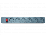сет/фильтр Centek СТ-8901-6-4,5 Gray серый (6 розеток, 4,5 м, ДВОЙНАЯ ЗАЩИТА, макс до 2200Вт)