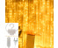 Гирлянда-штора Огонек OG-LDG23 LED Белая-тёплая с крючками (3х2м, 200 ламп, 220В)