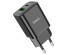 Блок пит USB сетевой  HOCO N28 Founder PD20W+QC3.0 1хUSB-С, 1хUSB-A, 3А, черное (13/130)