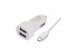 ЗУ в прикуриватель на 2 гнезда USB MUJU MJ-C03  + кабель iOS Lightning,  (5B,2100mA, 1м) с доставкой по Дальнему Востоку. Большой каталог авторазветвителей оптом со склада в Новосибирске.