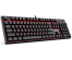 Клавиатура DEFENDER Quest GK-596 RU механич черн,104кн, SHK красные