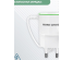 Блок пит USB сетевой  More choice NC40m кабель Micro USB Белый Зелёный (1USB, 1000mA)USB Блоки питания, зарядки оптом с доставкой по России.