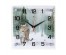 Часы настенные СН 2525 - 045 Снежный барс квадратные (25x25) (10)