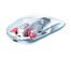 Мышь Defender беспр Ixes MM-999 прозрачн,LED 2.4+BT,5кн,2400dpi