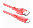 Кабель USB - Lightning  F207,red, 1м, 2,4А,силикон пакет Defender