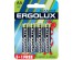 Бат LR6            Ergolux BL-3+1 (FREE)  (40шт)  уп.40/720