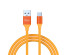 Кабель USB - TYPE C FORZA Лето, 1м, 2А, прорезиненный, 4 цвета, пакет