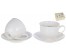 ГРАЦИЯ Шелк, набор чайный (4) 2 чашки 235мл + 2 блюдца, NEW BONE CHINA  101-01020